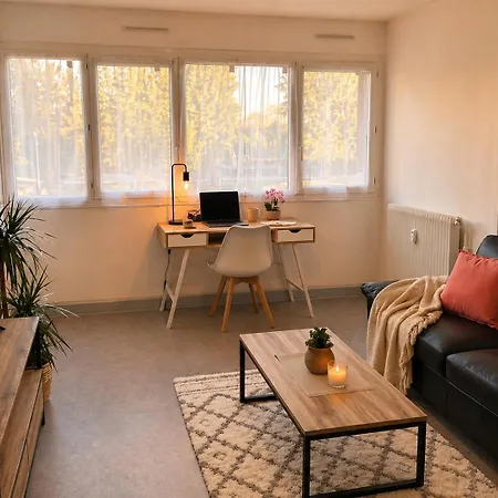 T2 Lumineux Avec Balcon & Espace Bureau Apartment Ronchin